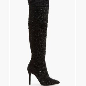 Jessica Simpson OTK Rhinestone Boots